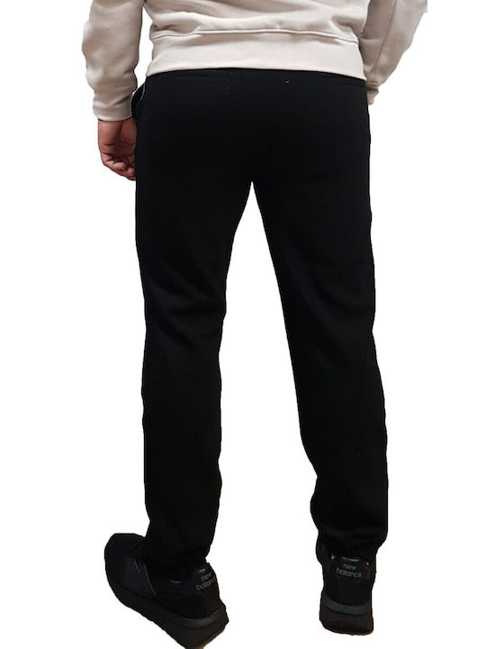 Pantaloni Chino cu Croială Slim Black