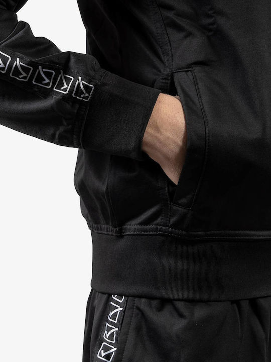 Visa Banda Glossy Black Sweatpants