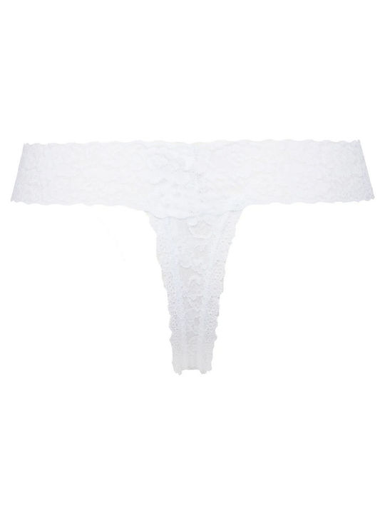 Γυναικεία String 3Pack με Δαντέλα Black, Red, White