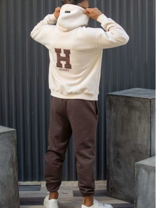 Jogginghose mit Gummizug Brown