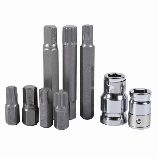 Set of Various Screwdriver Bits 40 Pieces Zt-01131 Crauss Tools