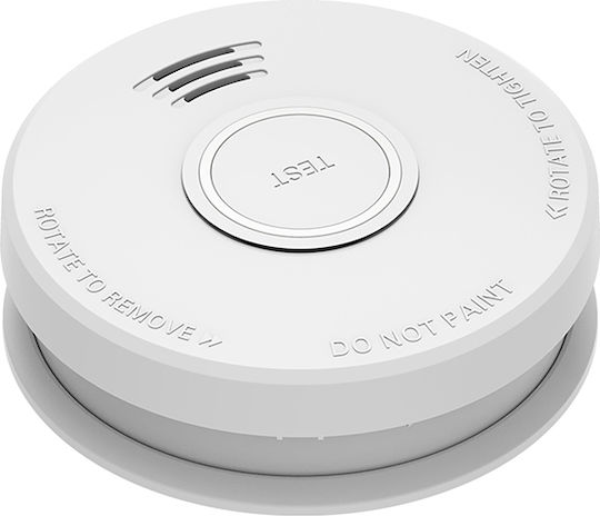 Alecto Sd110 X5 Photoelectric Smoke Detector Siren 85db Low Battery Notification Pack of 5 Pieces