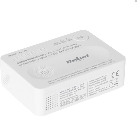 Detector De Monoxid De Carbon Alarm 3xaa Baterii Kd-218b Rebel