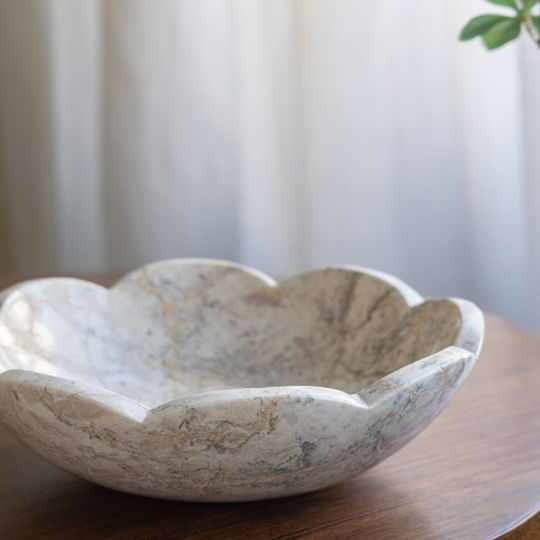 Artekko Decorative Bowl Beige 25x25x7.5cm