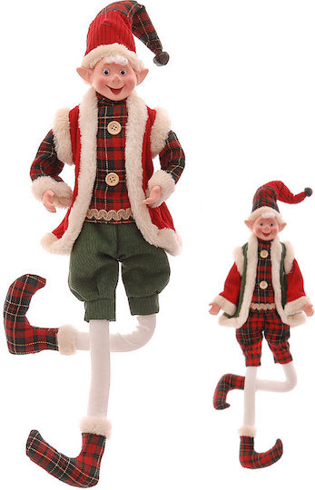 Vetur BV Christmas Velvet Elf Red Green 56cm 2 Designs