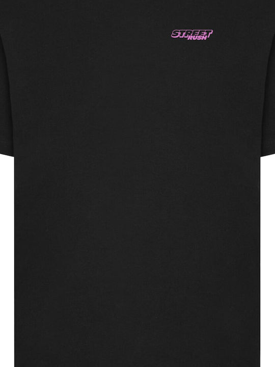 Street Rush Car T-shirt Black