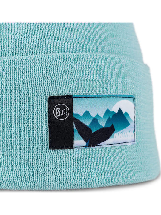 Beanie Unisex Fleece Beanie Gestrickt in Türkis Farbe