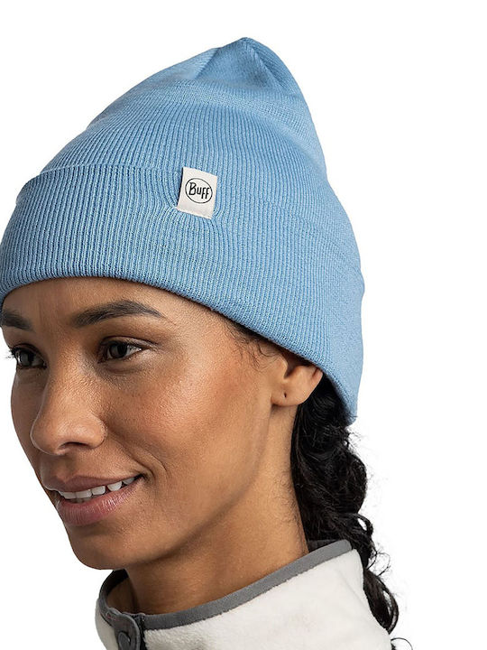 Lilon Beanie Unisex Fleece Σκούφος Πλεκτός σε Γαλάζιο χρώμα
