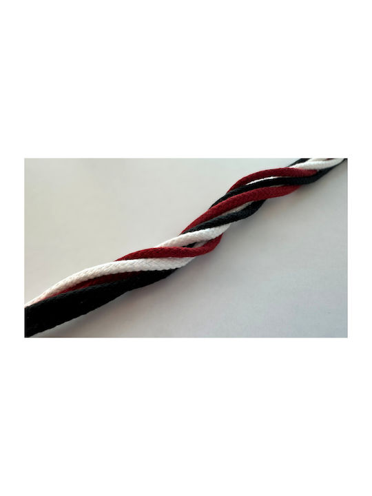 Bergal Round Cord Laces Brown 75 Cm Thick Round Shoelaces Colour Brown 75 Centimeters 100% Cotton Non-Slip