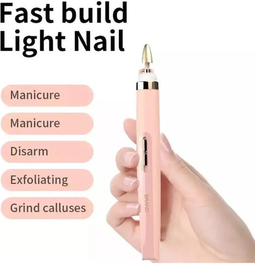 Andowl Nail Drill Battery Pink