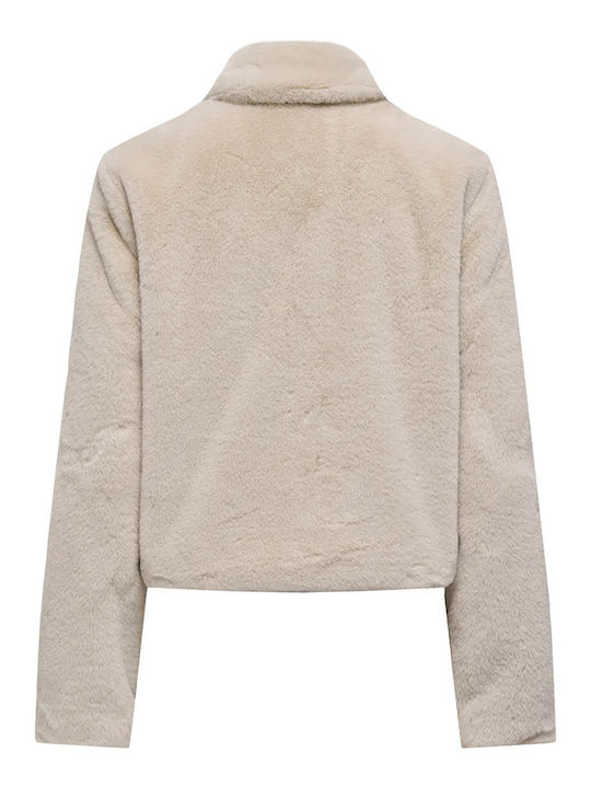 Scurtă Blană de damă Beige