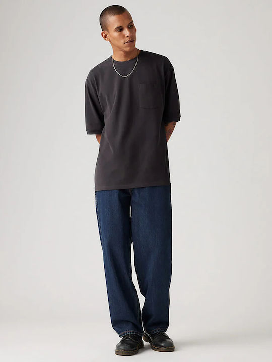 578 Ανδρικό Παντελόνι Τζιν με Loose Baggy Εφαρμογή Dark Indigo