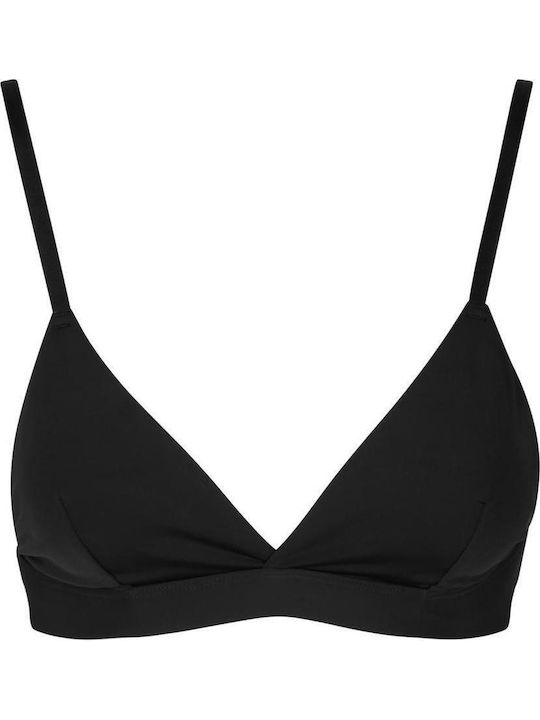 Ladies Basic Unpadded Bra 2-pack Black+black
