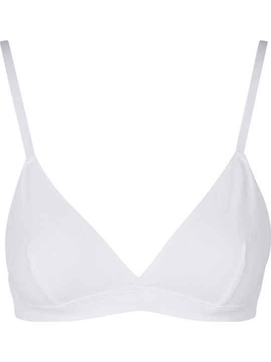 Ladies Basic Unpadded Bralette 2-Pack White+White