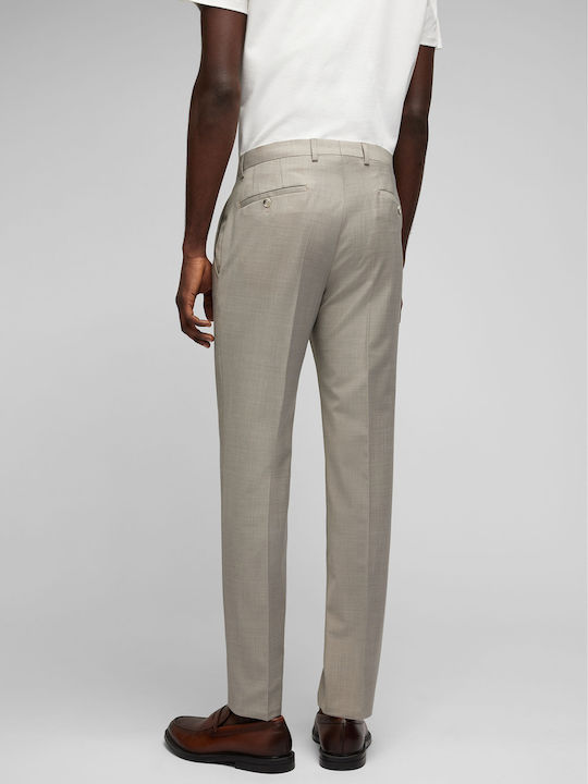 Men's Winter Suit Slim Fit Sand