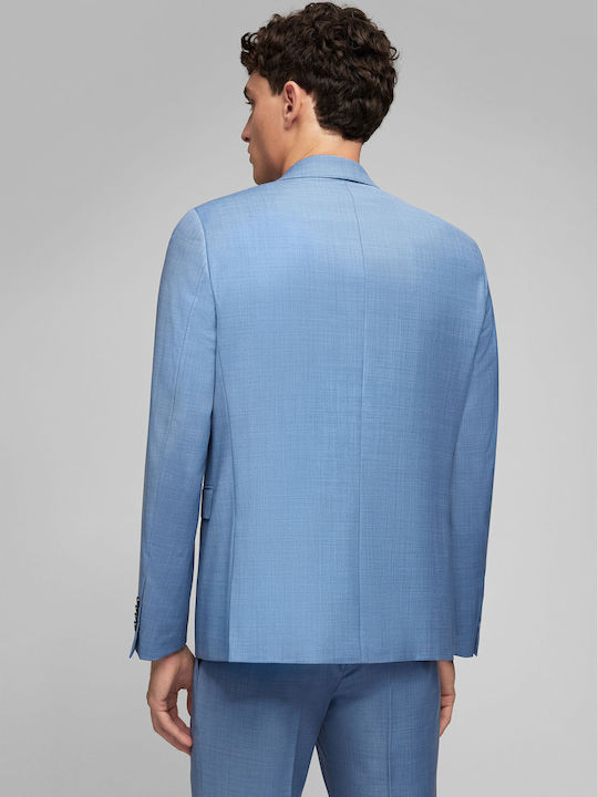 Men's Winter Suit Slim Fit Sky Blue
