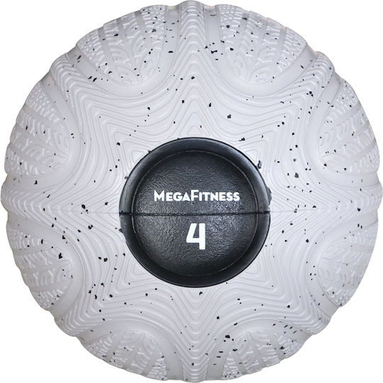 MegaFitness Μπάλα Slam 4kg σε Μπεζ Χρώμα