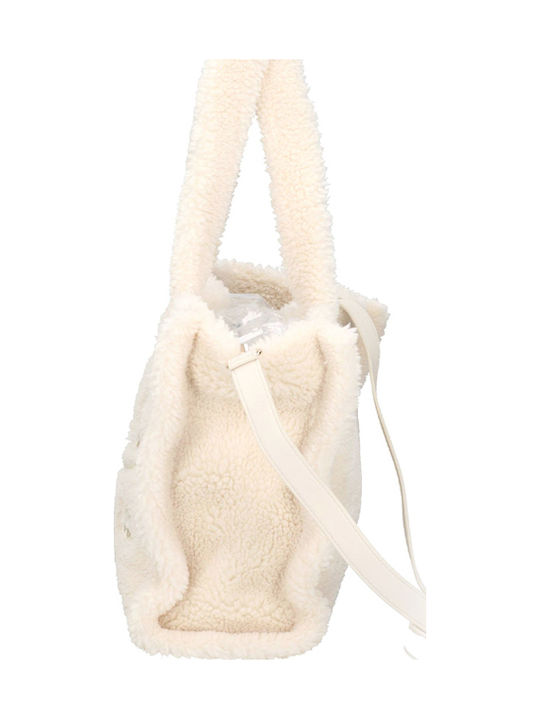 Colette Teddy Women's Shoulder Bag White