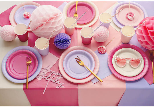 PartyDeco Τραπεζομάντηλο Φούξια 137x183εκ.