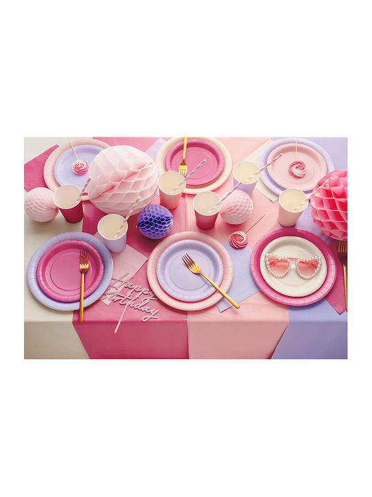 PartyDeco Tischtuch Pink 137x183cm