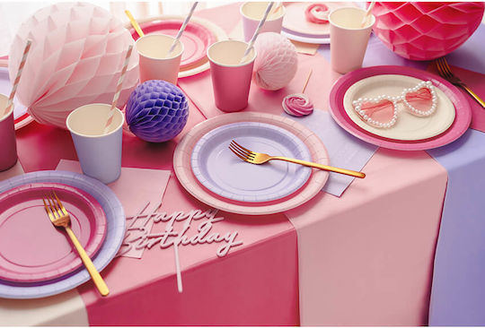 PartyDeco Τραπεζομάντηλο Φούξια 137x183εκ.