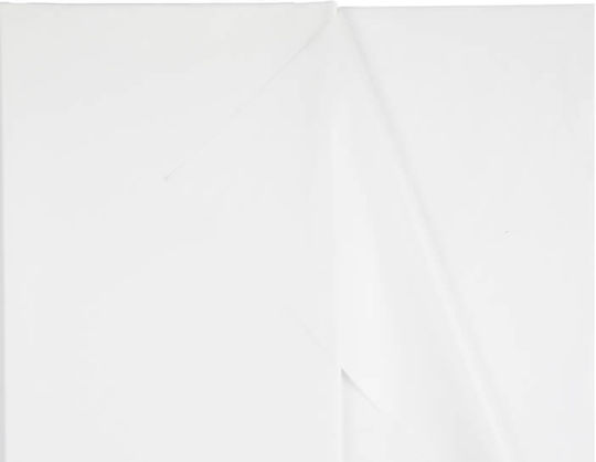 PartyDeco Tablecloth White 137x183cm