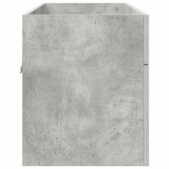 vidaXL Waschtisch mit Waschbecken L38.5xB38.5xH46cm Gray