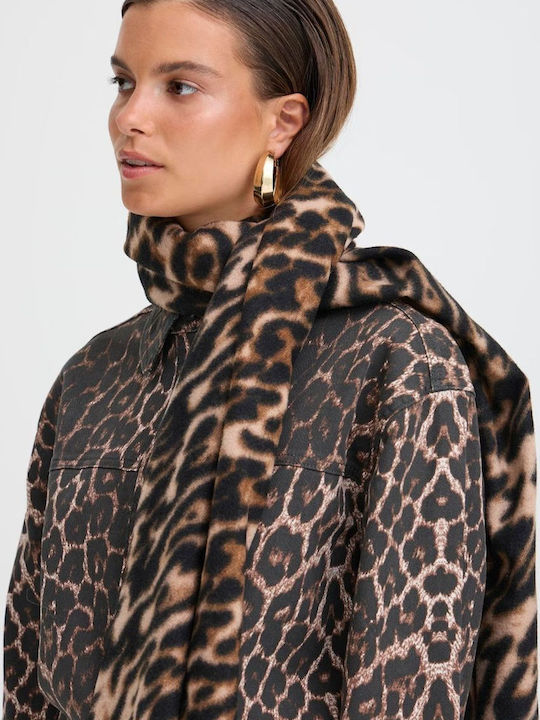 Women's Wool Scarf Brown