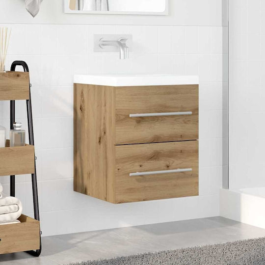 vidaXL Countertop without Sink L38.5xW41xH48cm Artisan Oak