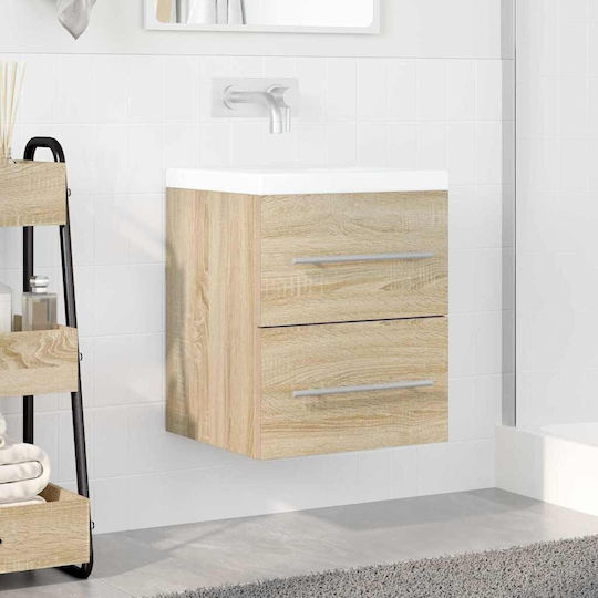vidaXL Countertop without Sink L38.5xW41xH48cm Sonoma Oak