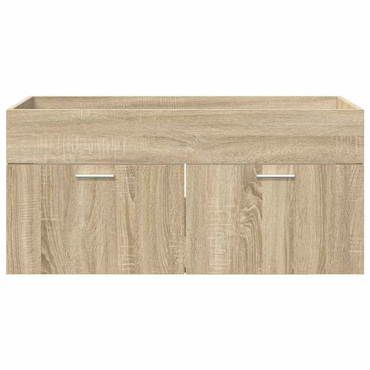 vidaXL Waschtisch ohne Waschbecken L38.5xB38.5xH46cm Sonoma Oak