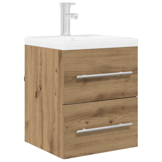vidaXL Countertop without Sink L38.5xW41xH48cm Artisan Oak