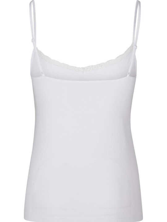 Women's T-Shirt with Spaghetti Strap Black, White 2Pack