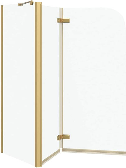 vidaXL Duschkabine mit Zusammenklappbarer Tür 120x68x130cm Streifen Oro