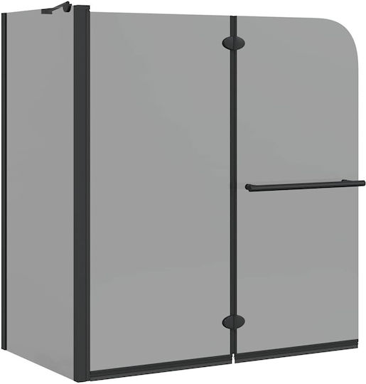 vidaXL Καμπίνα Ντουζιέρας με Πτυσσόμενη Πόρτα 120x67x129cm Clear Glass Chrome