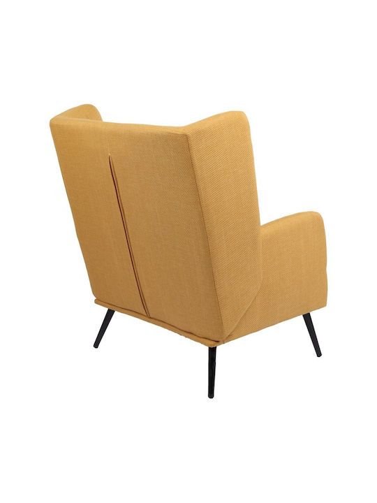 Mareta Ohrensessel Yellow 83x80x99cm