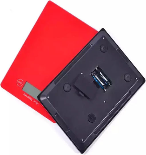Pandaboo Digital Kitchen Scale Up To 5kg Red