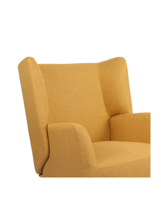 Mareta Ohrensessel Yellow 83x80x99cm