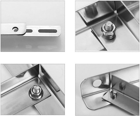 Home Use Air Conditioner Wall Brackets 41x49cm 2pcs