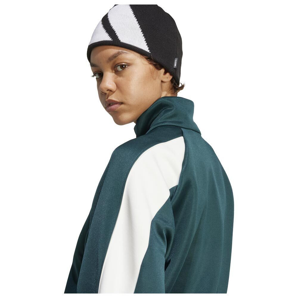 adidas Track Top Women's Knitted Cardigan with Zipper Green JW0528