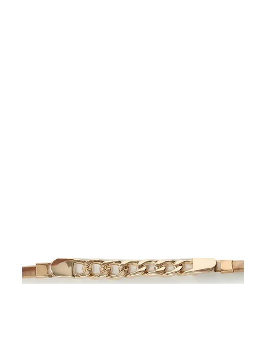 Elastic Women's Belt Gold