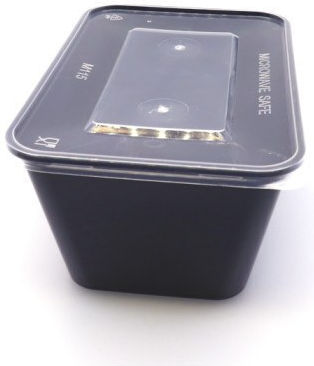 Disposable Plastic Tableware 650ml Black 50pcs