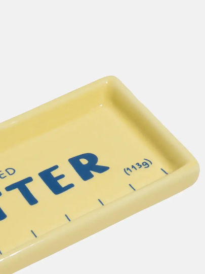 DOIY Ceramic Rectangular Decorative Tray 14x6x2cm