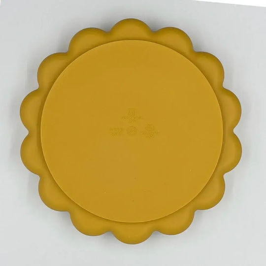 Pandaboo Baby Food Plate made of Silicone Beige