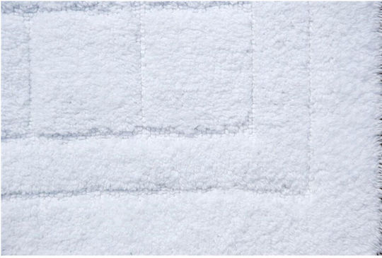 Bath Mat White 55x90cm