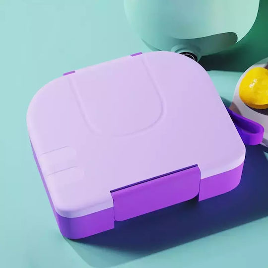 Pandaboo Lunchbox Isolierte Lunchbox Kunststoff Gray 1Stück