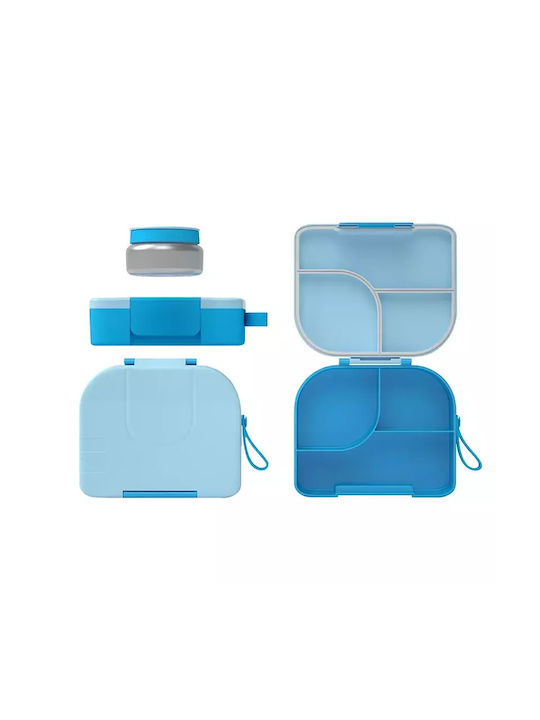 Pandaboo Plastic Thermo Lunch Box Gray