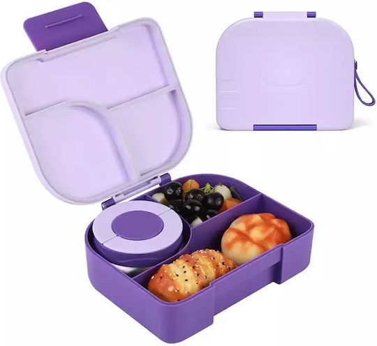 Pandaboo Lunchbox Isolierte Lunchbox Kunststoff Gray 1Stück