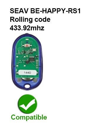Telecomandă pentru ușa de garaj Cod rulant 433.92MHz