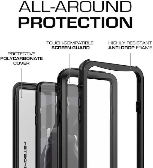 Ghostek Nautical Slim 360 Full Cover Plastic / Silicone 2mm Waterproof Black (iPhone 17 Pro Max)